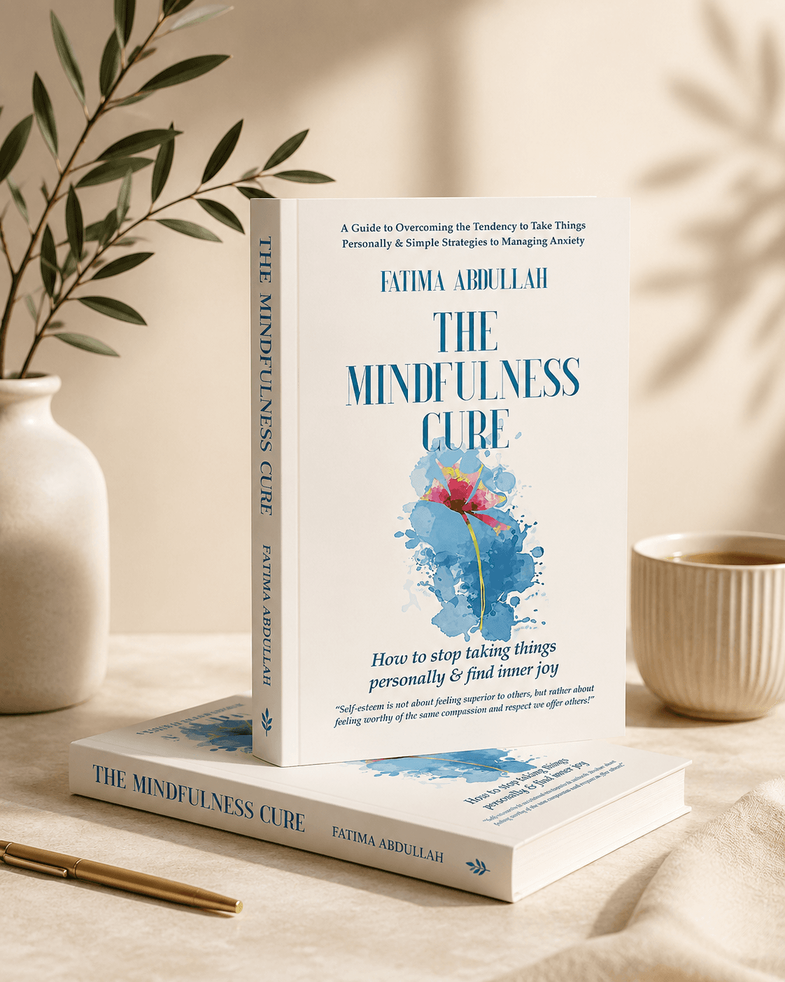 The Mindfulness Cure, book cover by Dr. Fatima Abdullah